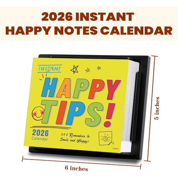 Daily Calendar 2026, 2026 Desk Calendar, 6'' x 5'', JAN. 2026 - DEC. 2026, Daily - Picture 3 of 8